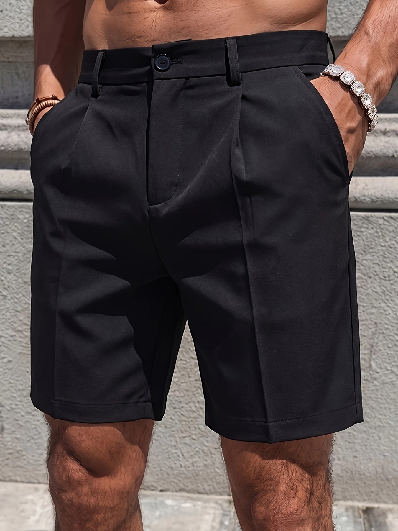 STRAIGHT LEG SHORTS FOR MEN