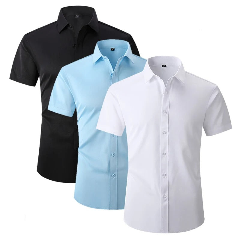 SLIM FIT SHORT SLEEVE SHIRT FOR MEN