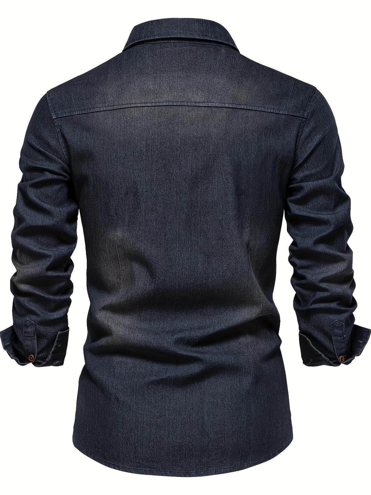 COTTON BLEND DENIM SHIRT FOR MEN