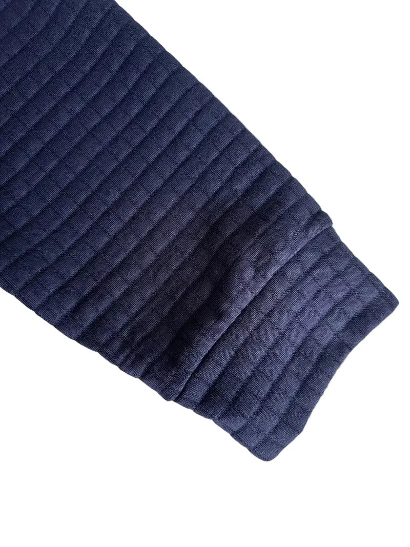 WAFFLE KNIT POLO FOR MEN