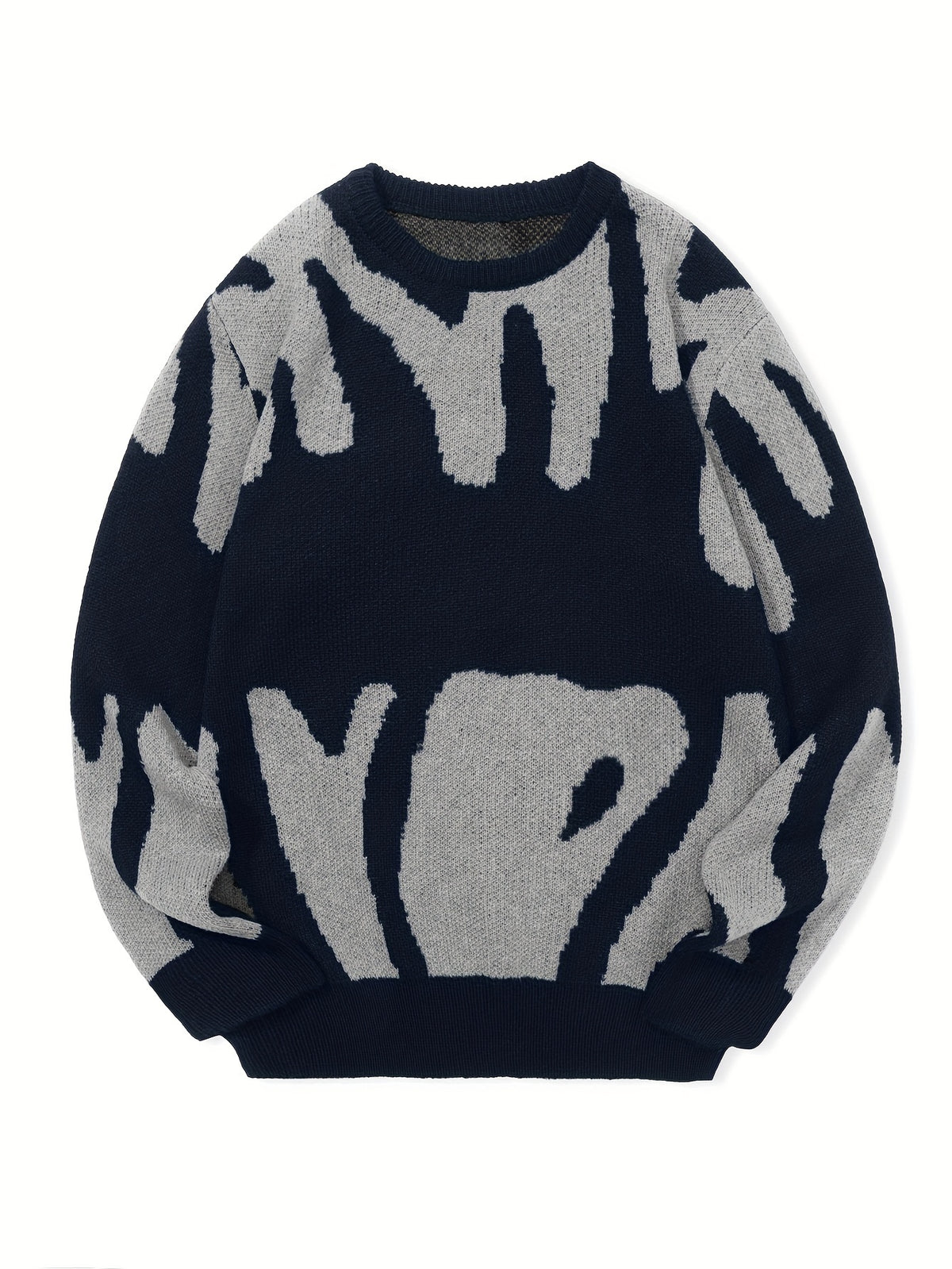 LETTER KNIT SWEATER FOR MEN