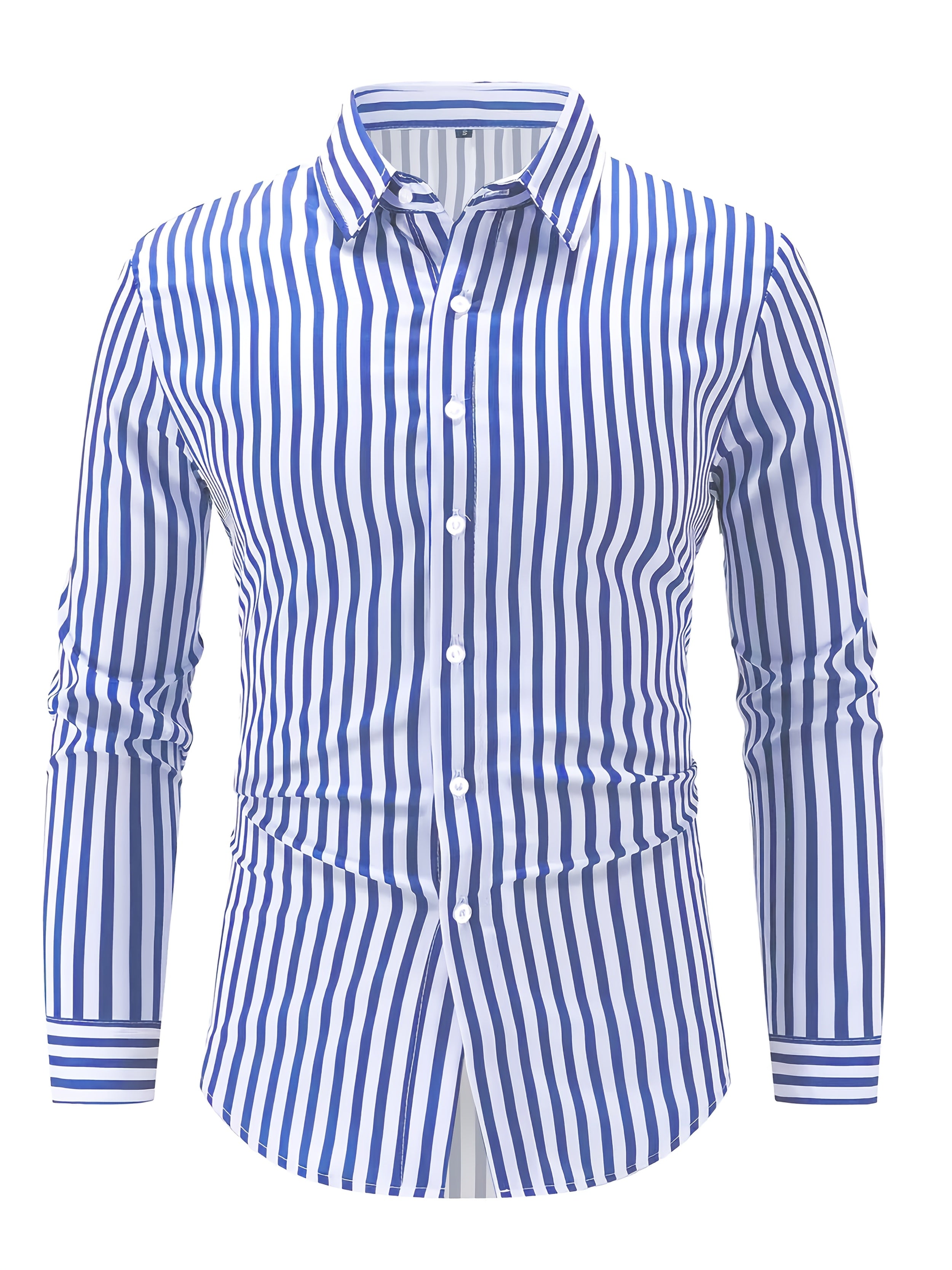 STRIPED LONG SLEEVE SHIRT FOR MEN