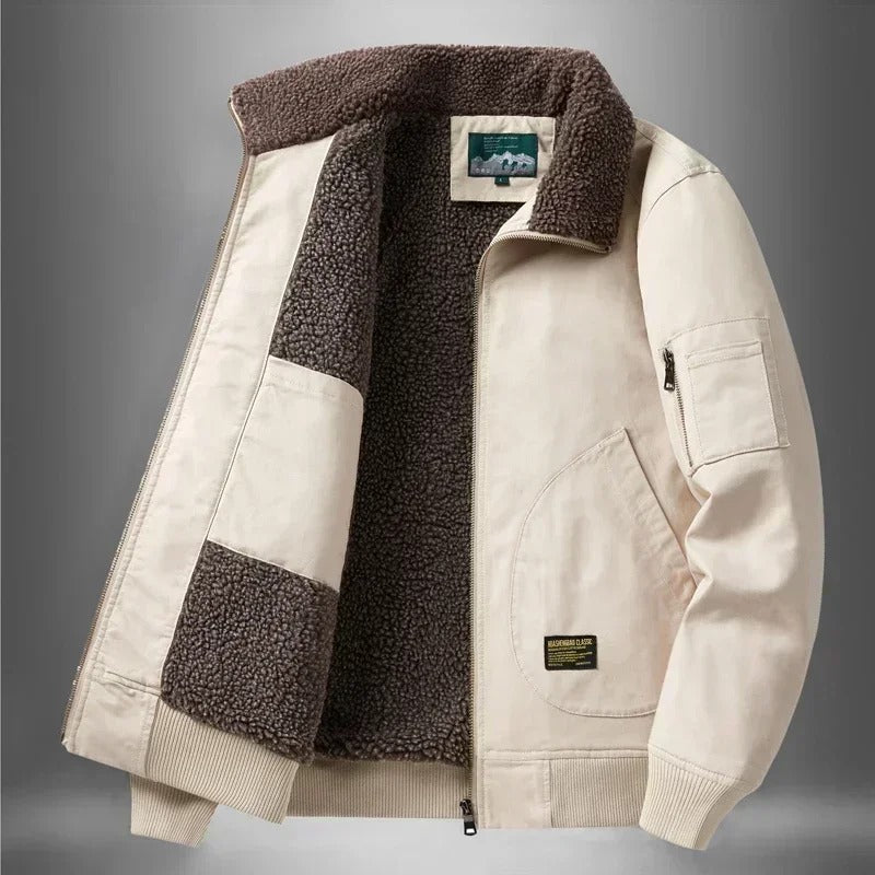 SHERPA LINED FLIGHT JACKET FOR MEN