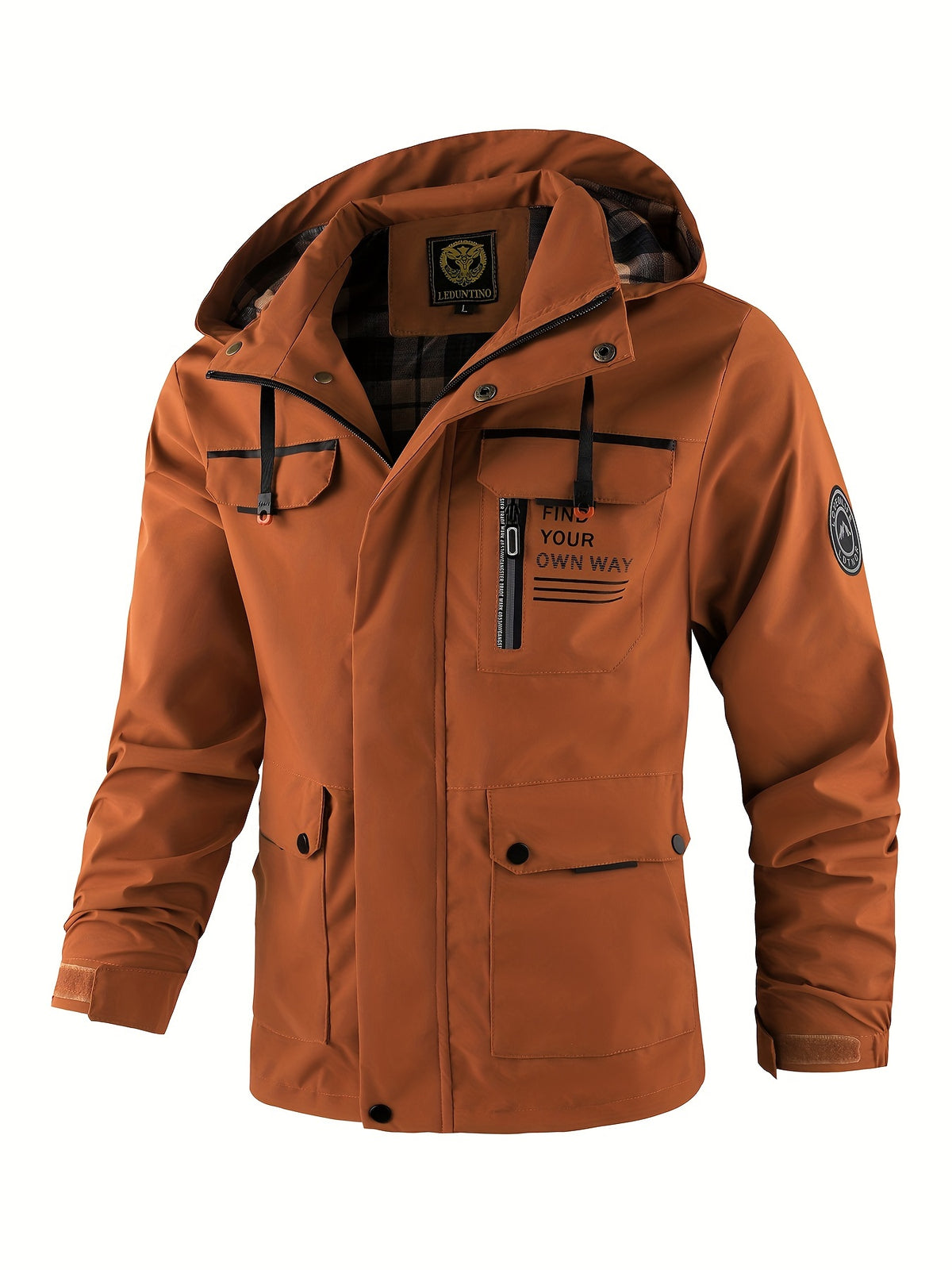 FLARED HOODED JACKET FOR MEN