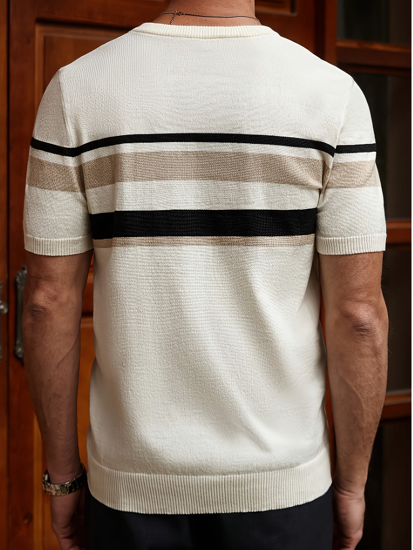 KNIT CREW T-SHIRT FOR MEN