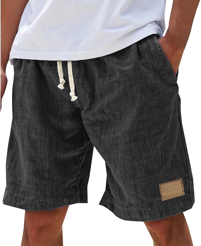 RELAXED COTTON SHORTS FOR MEN