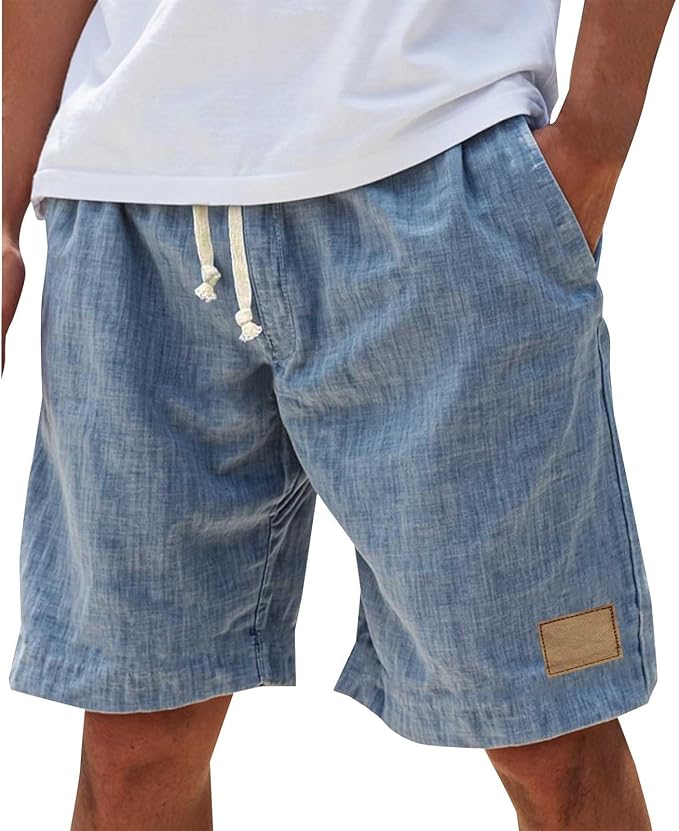 RELAXED COTTON SHORTS FOR MEN