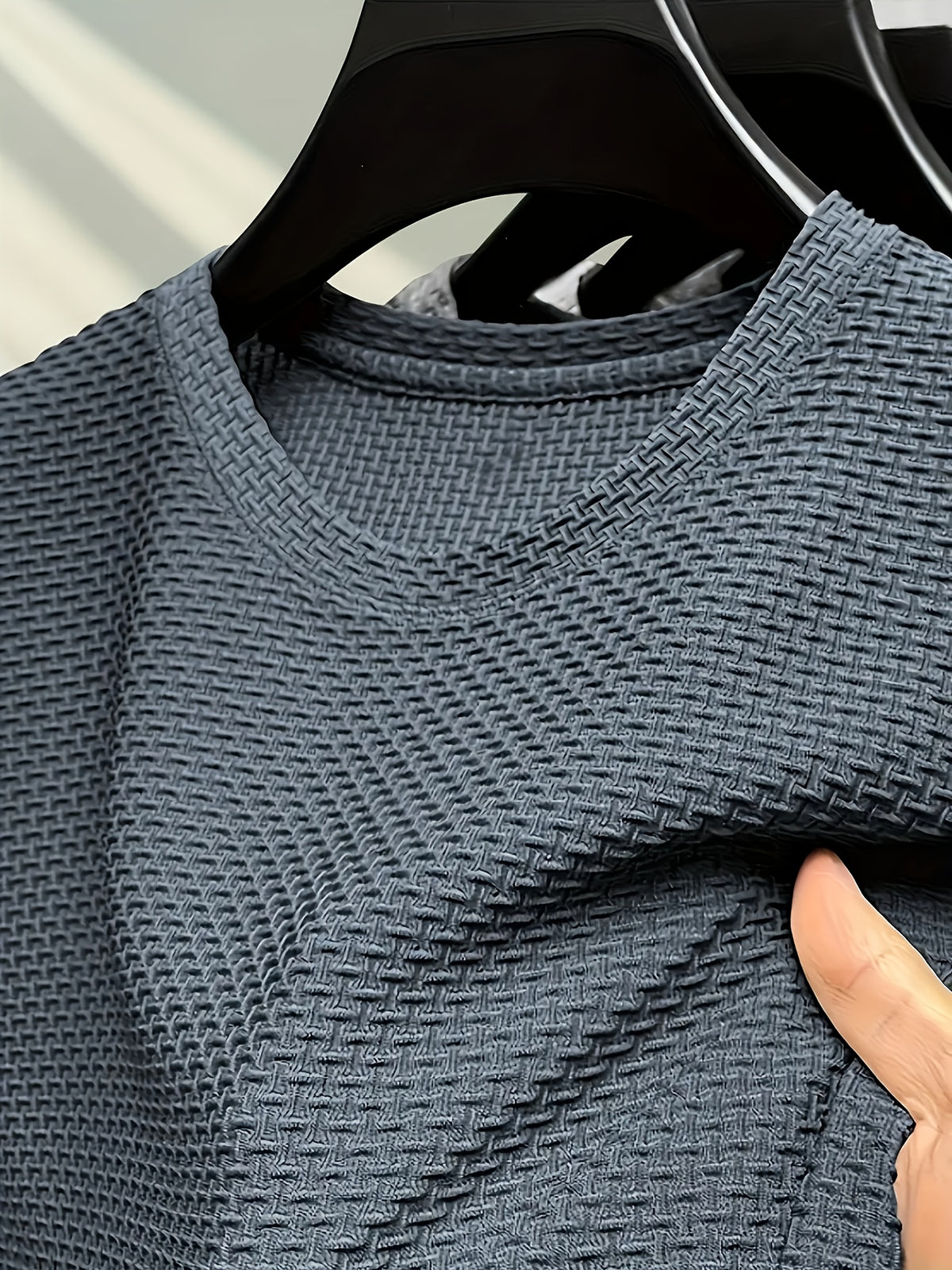 STRETCH KNIT T-SHIRT FOR MEN