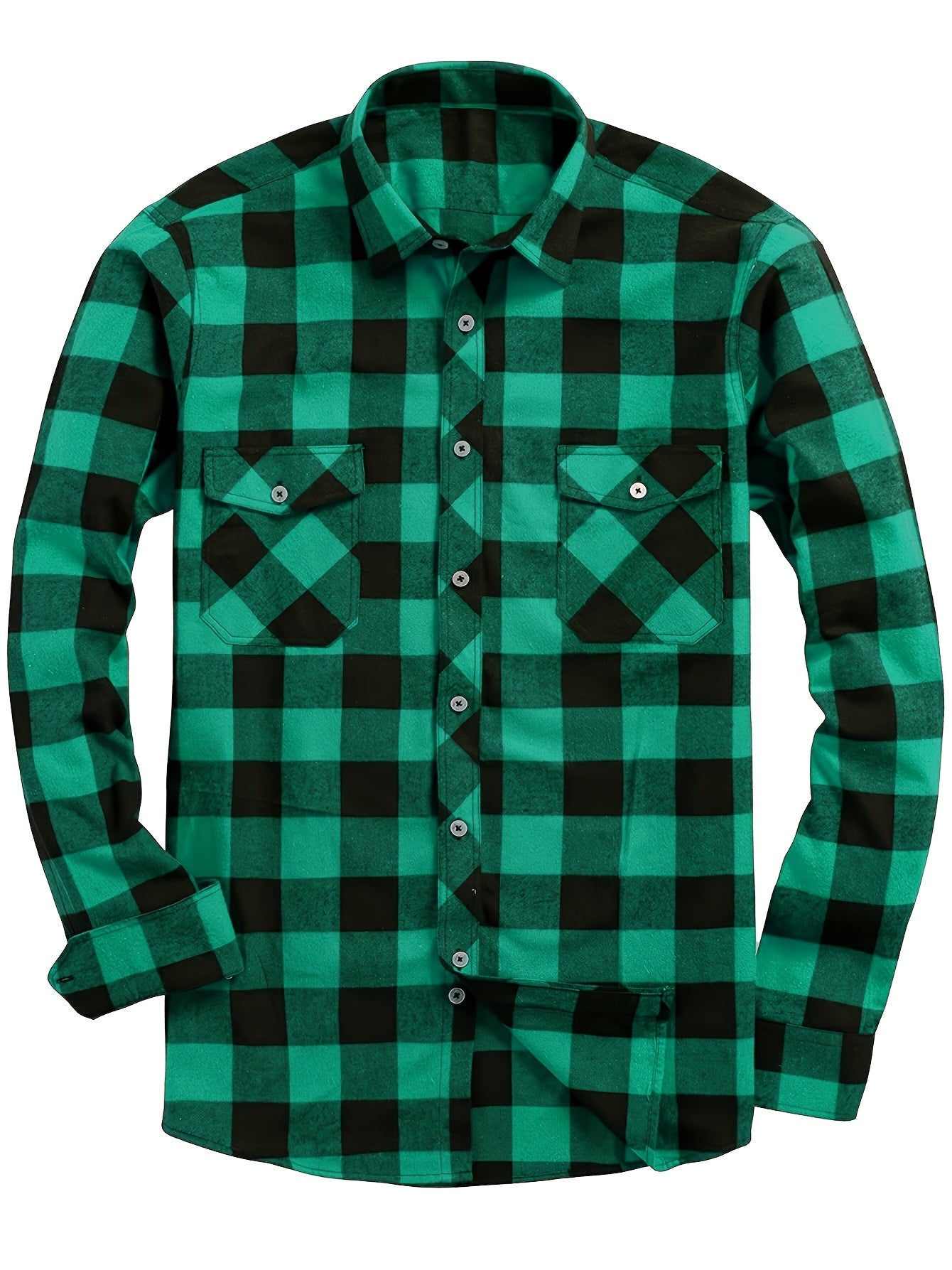 PLAID FLANNEL SHIRT FOR MEN