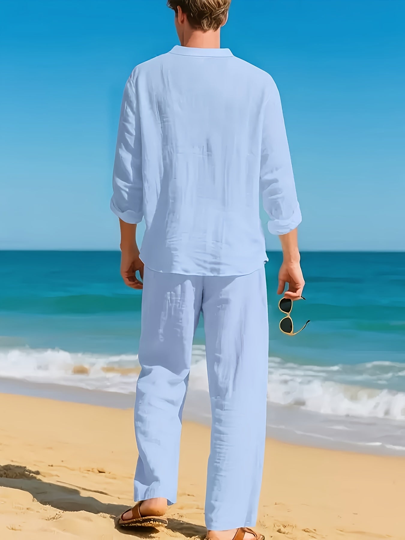 LOOSE LINEN SET FOR MEN