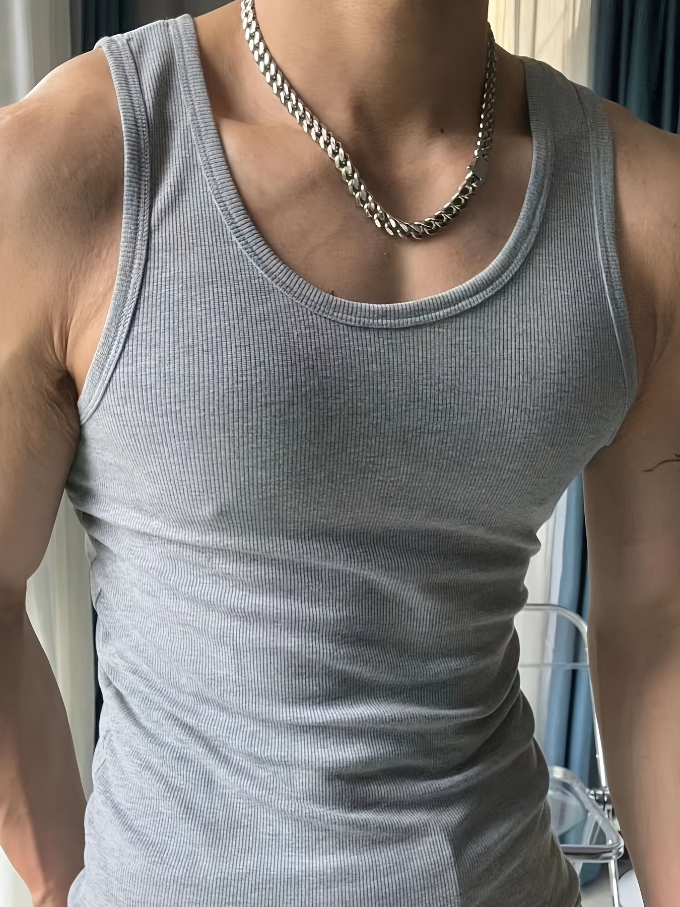 STRETCH TANK TOP FOR MEN
