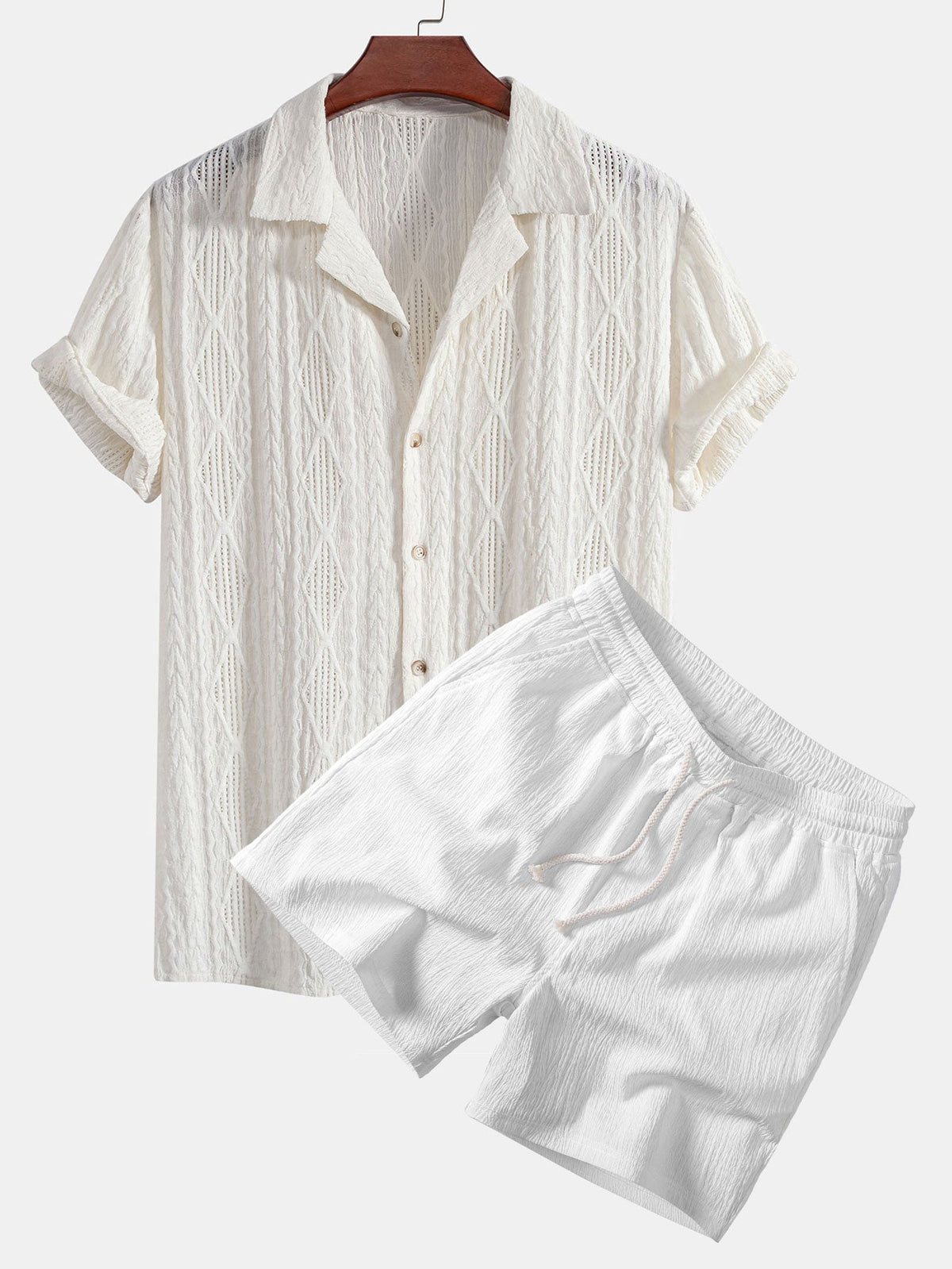JACQUARD SHORT SET FOR MEN