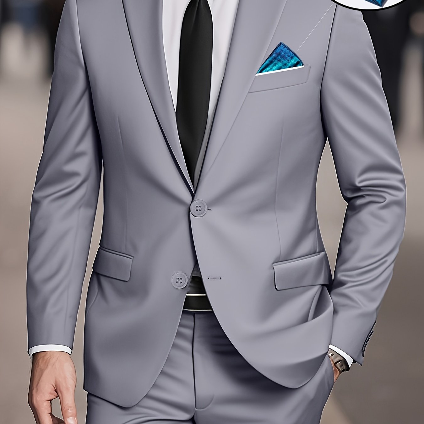 LAPEL WORK SUIT FOR MEN