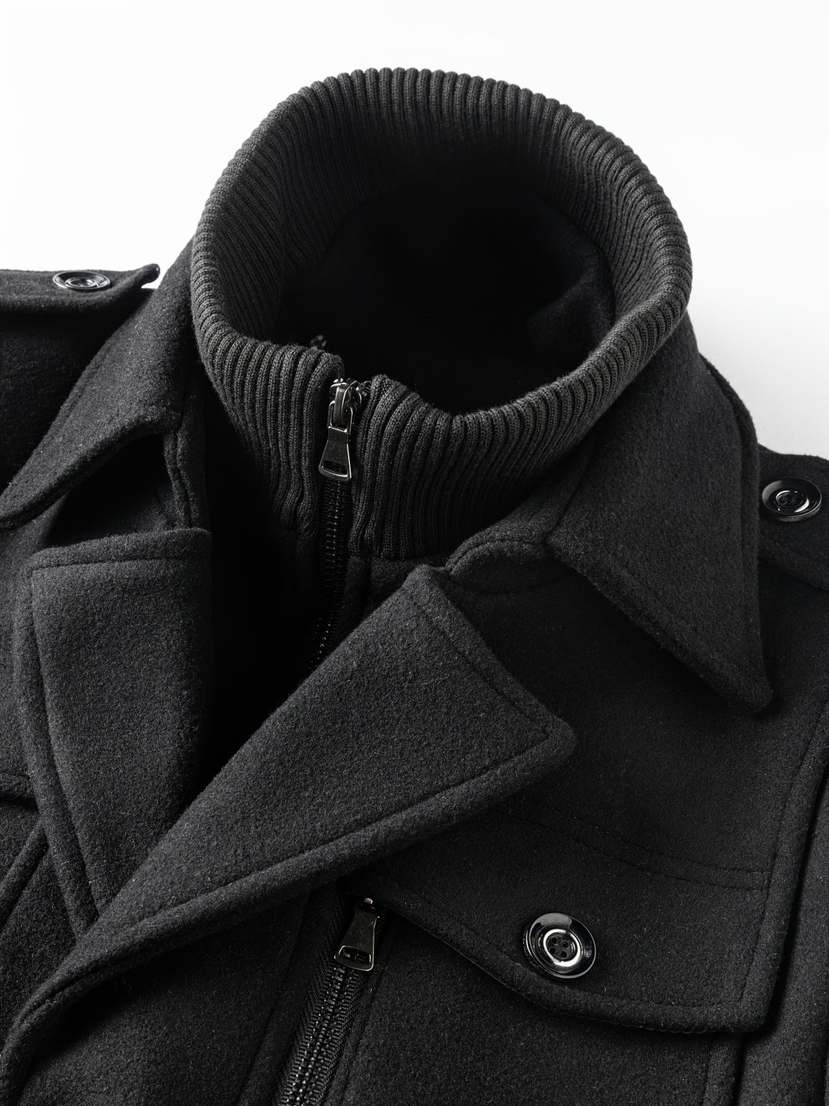 WOOL BLEND TWEED JACKET FOR MEN
