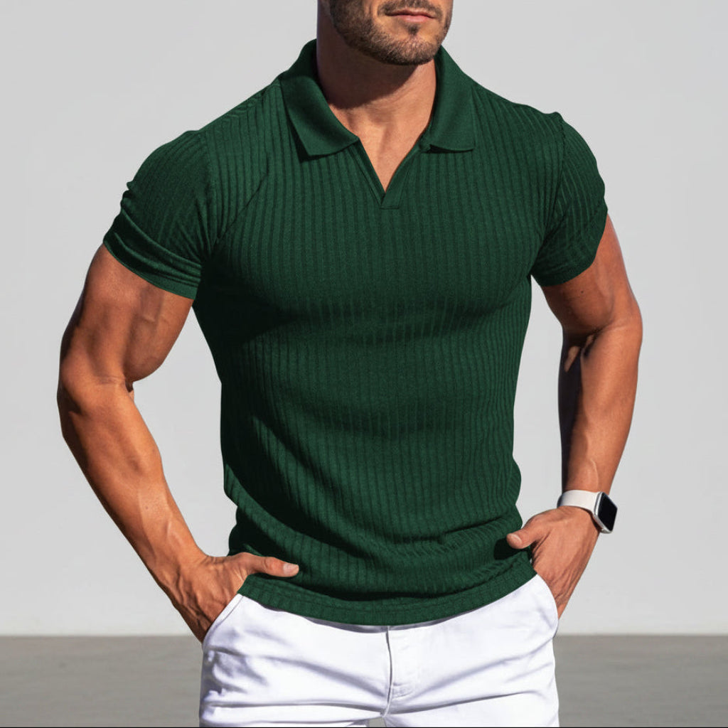 STRUCTURED POLO SHIRT FOR MEN