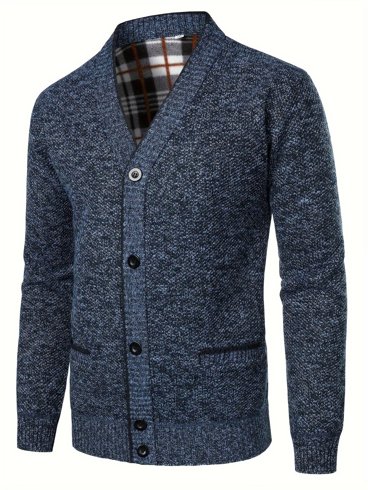 V-NECK KNIT CARDIGAN FOR MEN