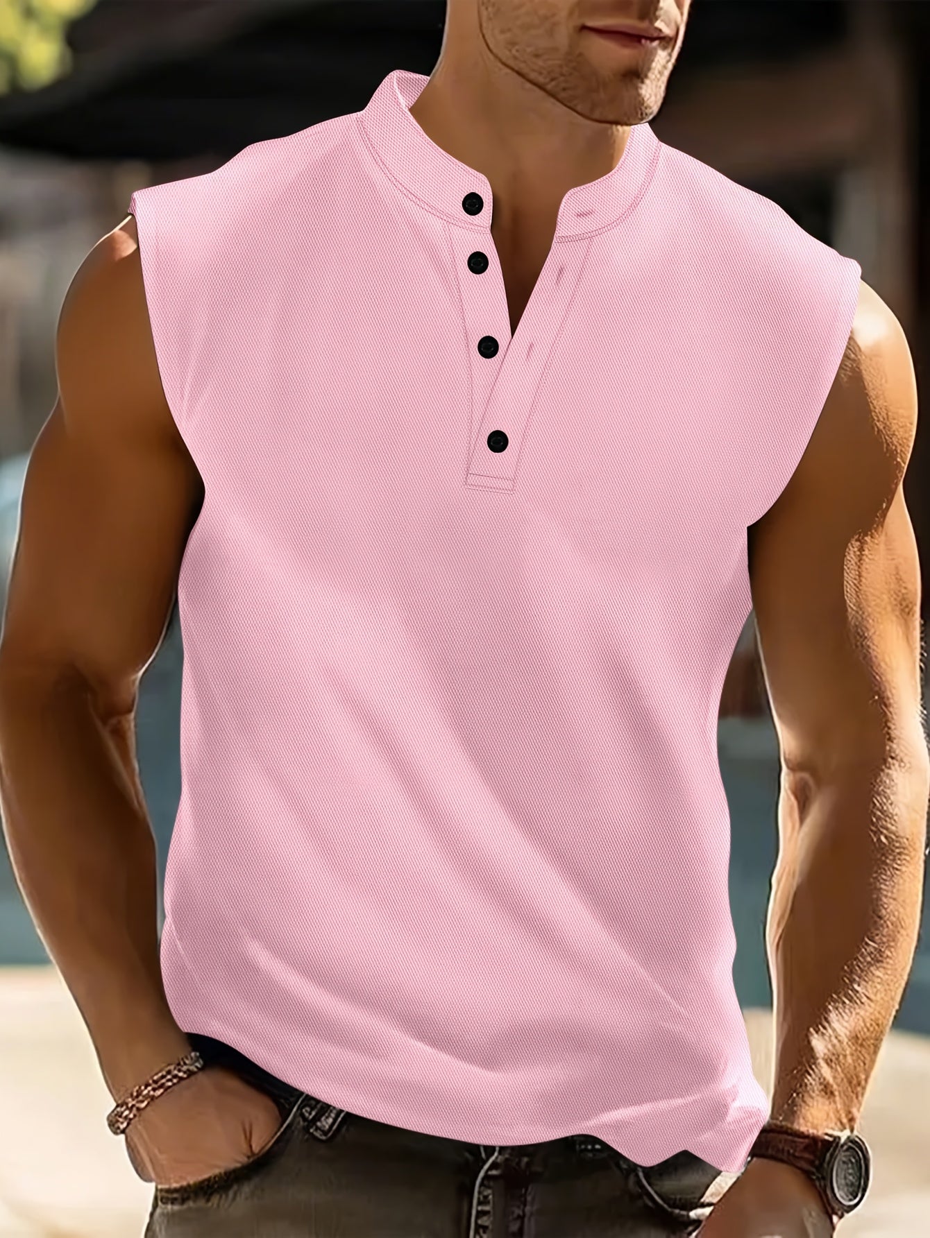 SLEEVELESS SUMMER SHIRT FOR MEN