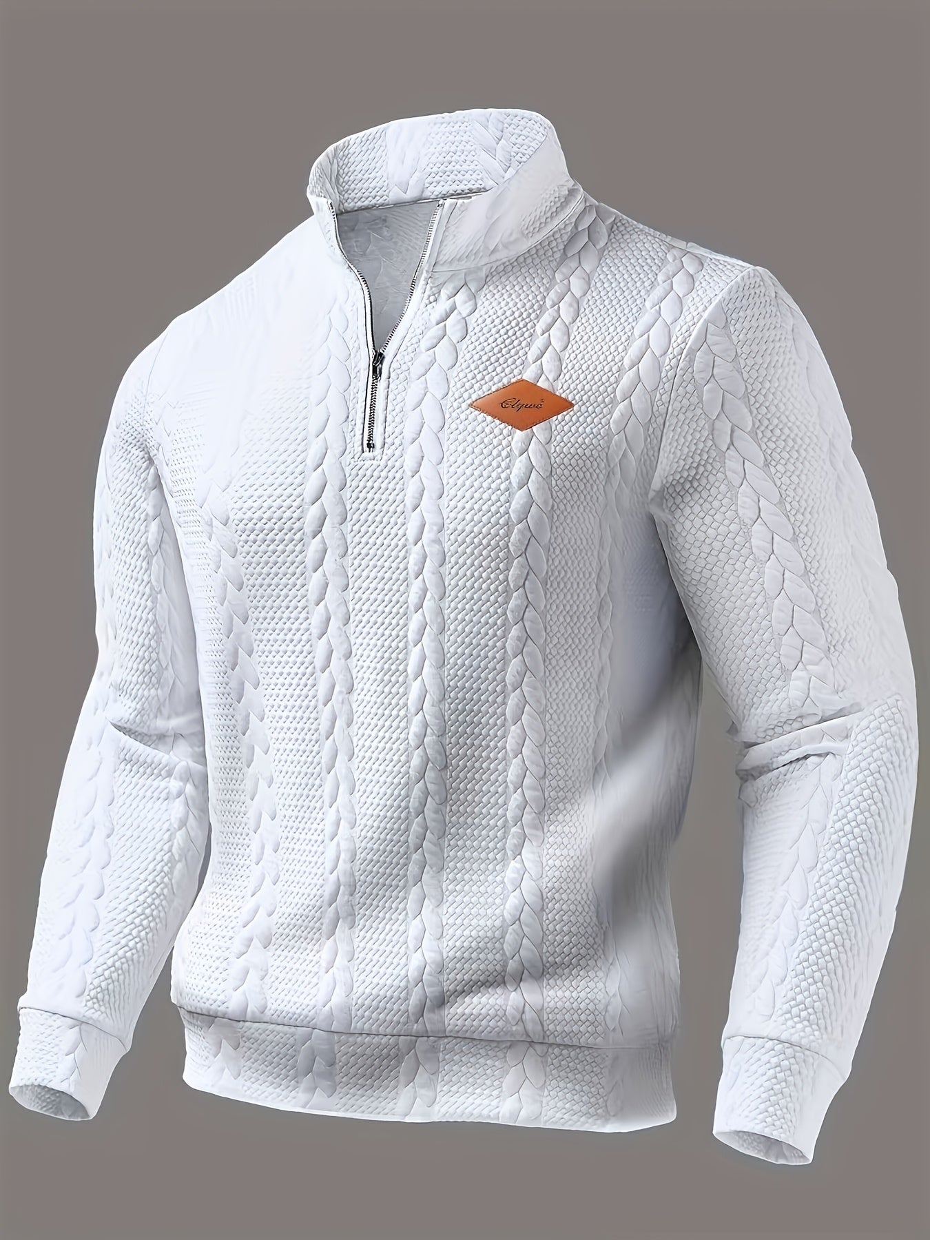 ZIPPER KNIT SWEATER FOR MEN
