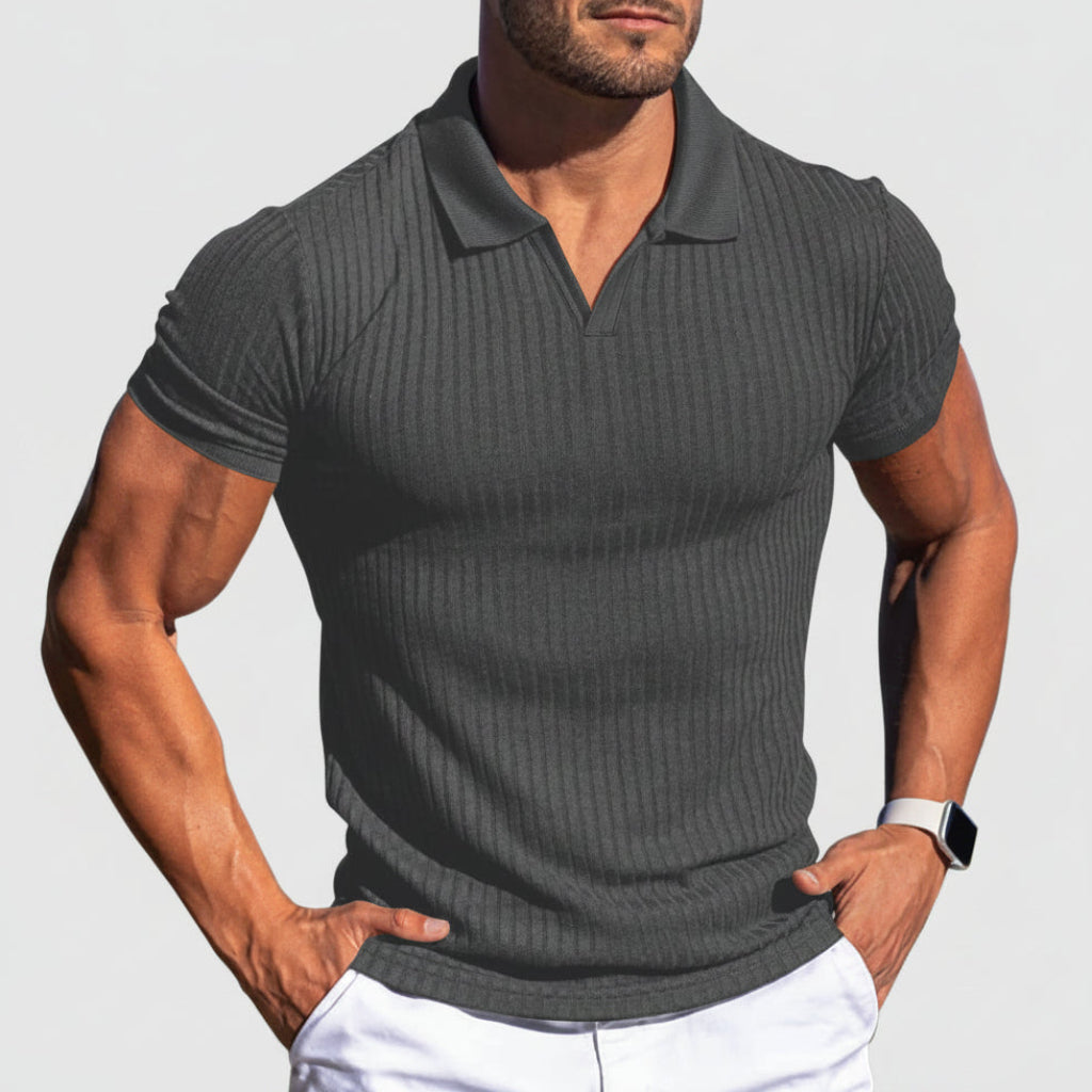 STRUCTURED POLO SHIRT FOR MEN