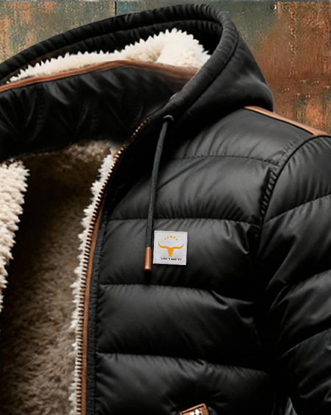 WENTWORTH LONDON | ELEGANT SHERPA QUILTED JACKET FOR MEN