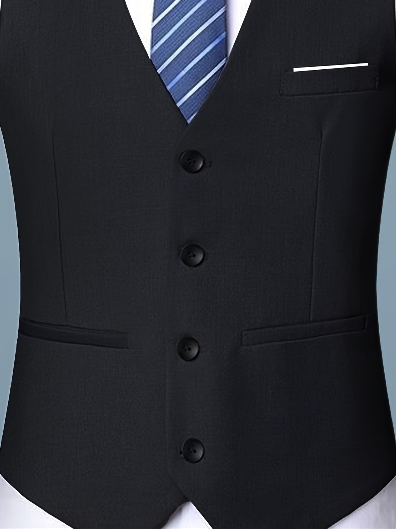 V-NECK SKINNY VEST FOR MEN