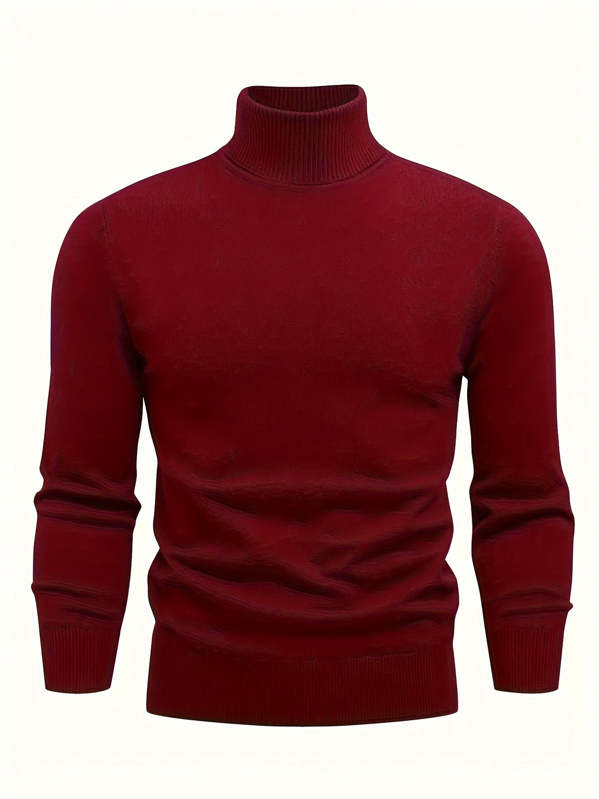 HIGH NECK KNIT SWEATER FOR MEN