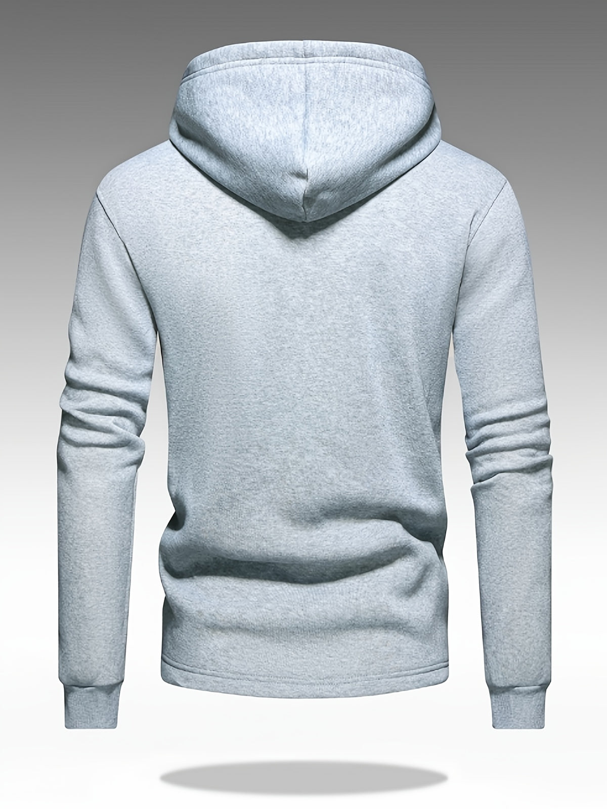SOLID KNIT HOODIE FOR MEN