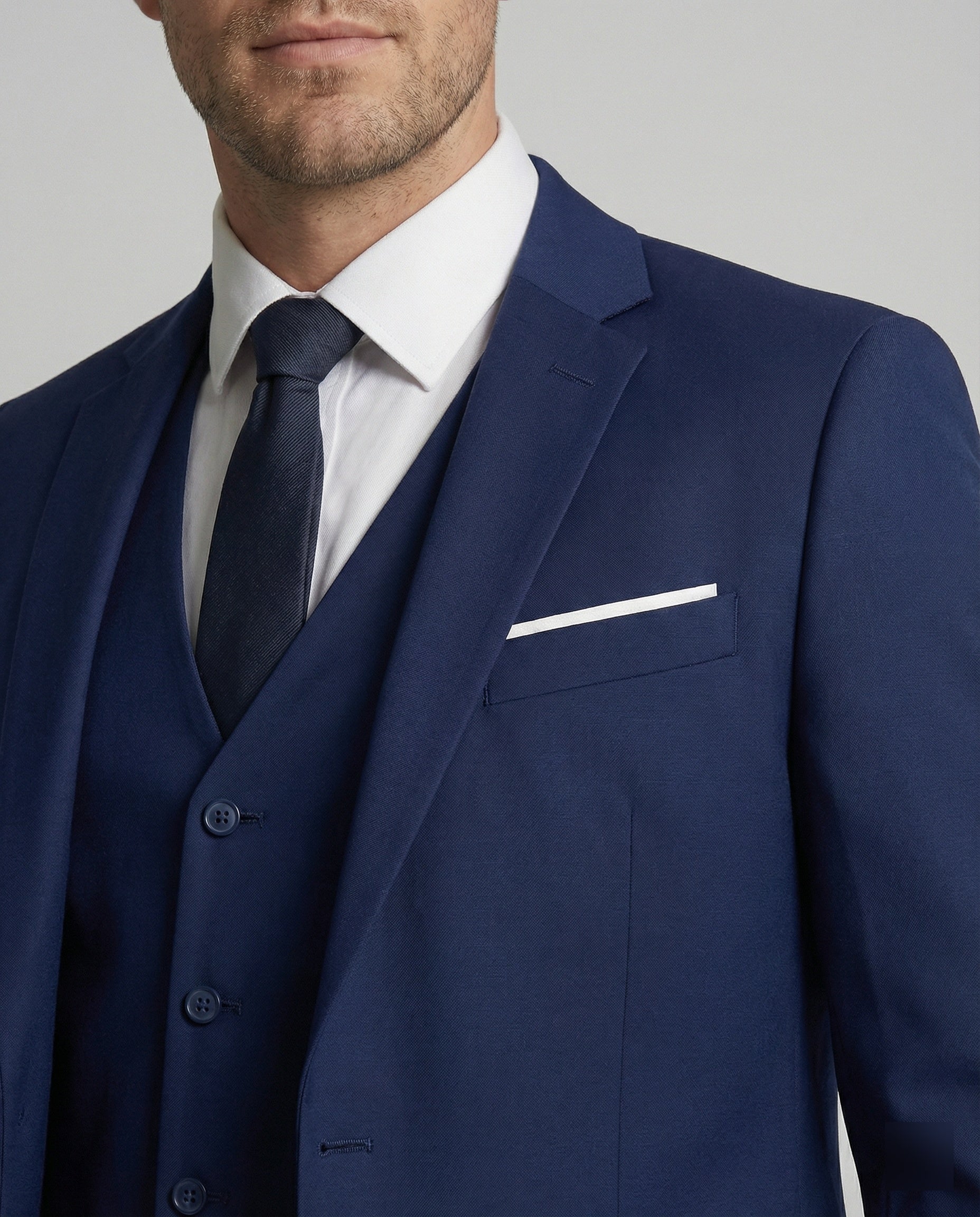 WOOL BLEND SUIT FOR MEN