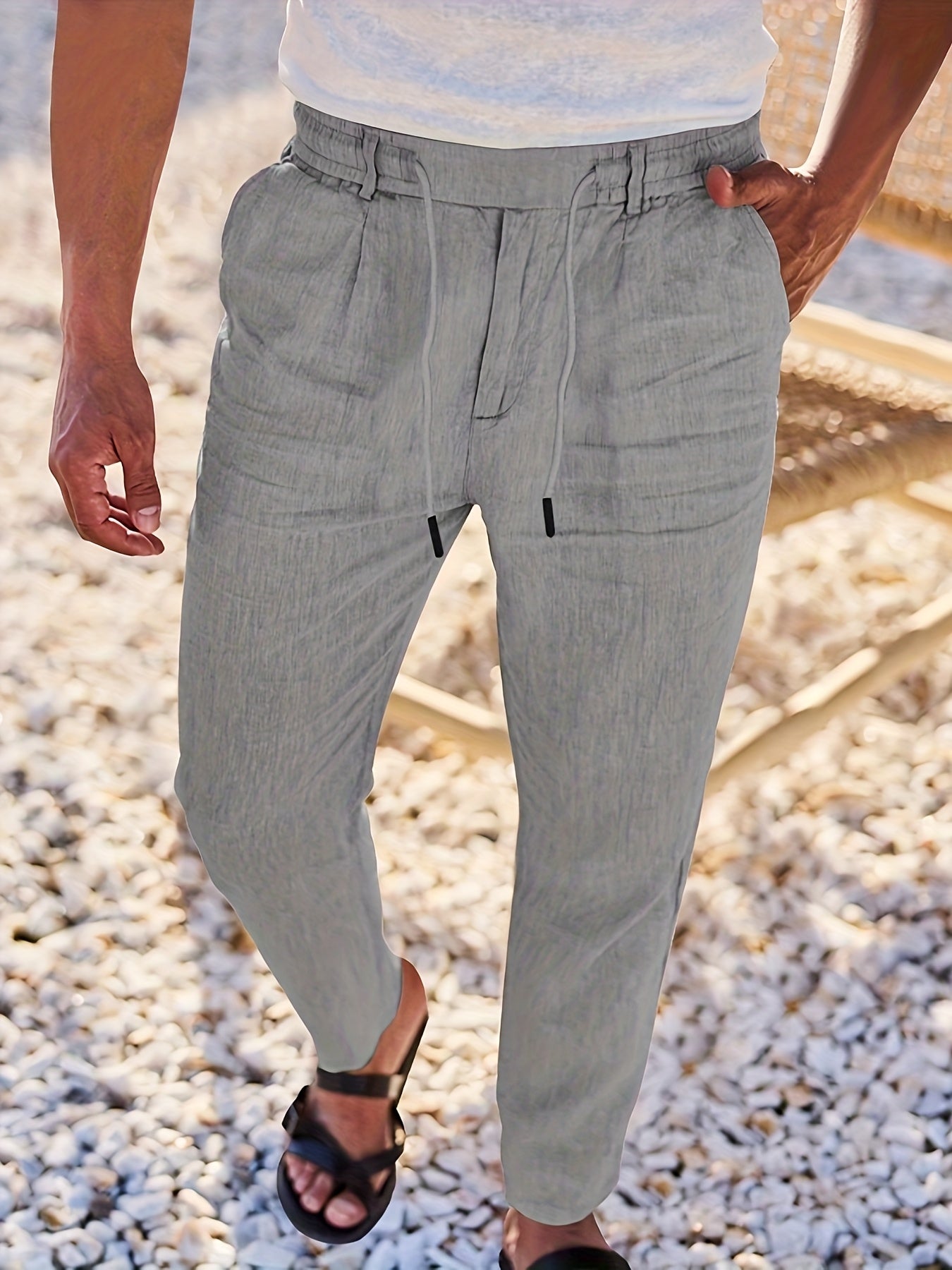 STRAIGHT LEG TROUSERS FOR MEN