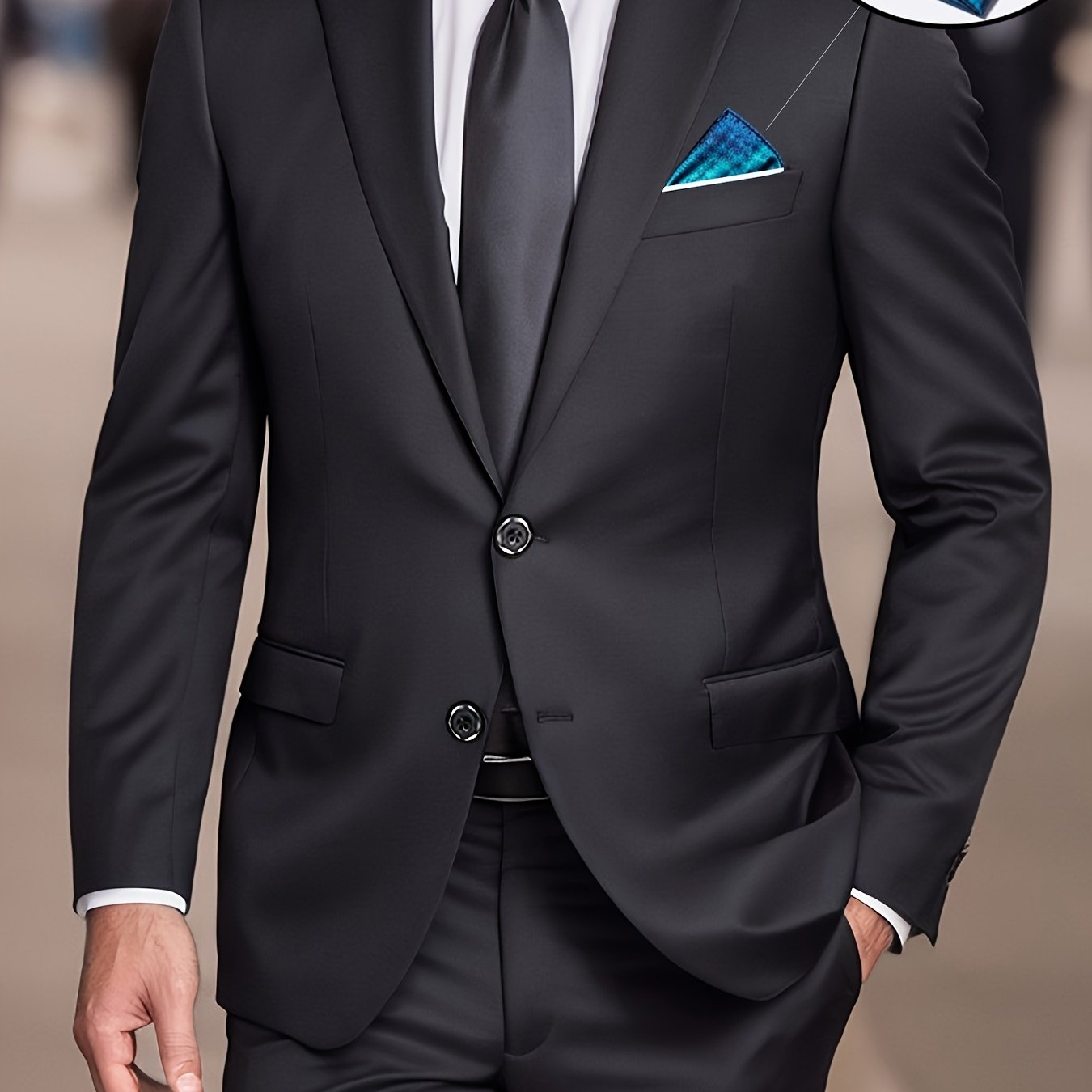 LAPEL WORK SUIT FOR MEN