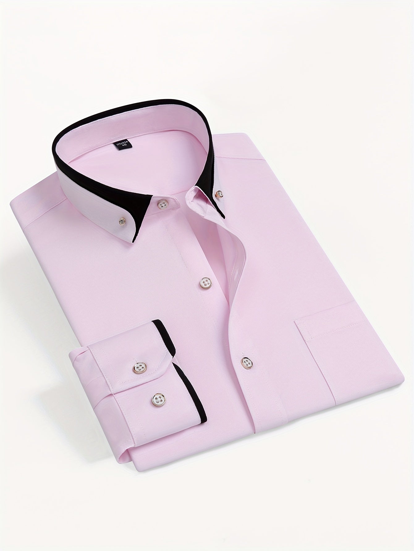 CONTRAST COLLAR SHIRT FOR MEN