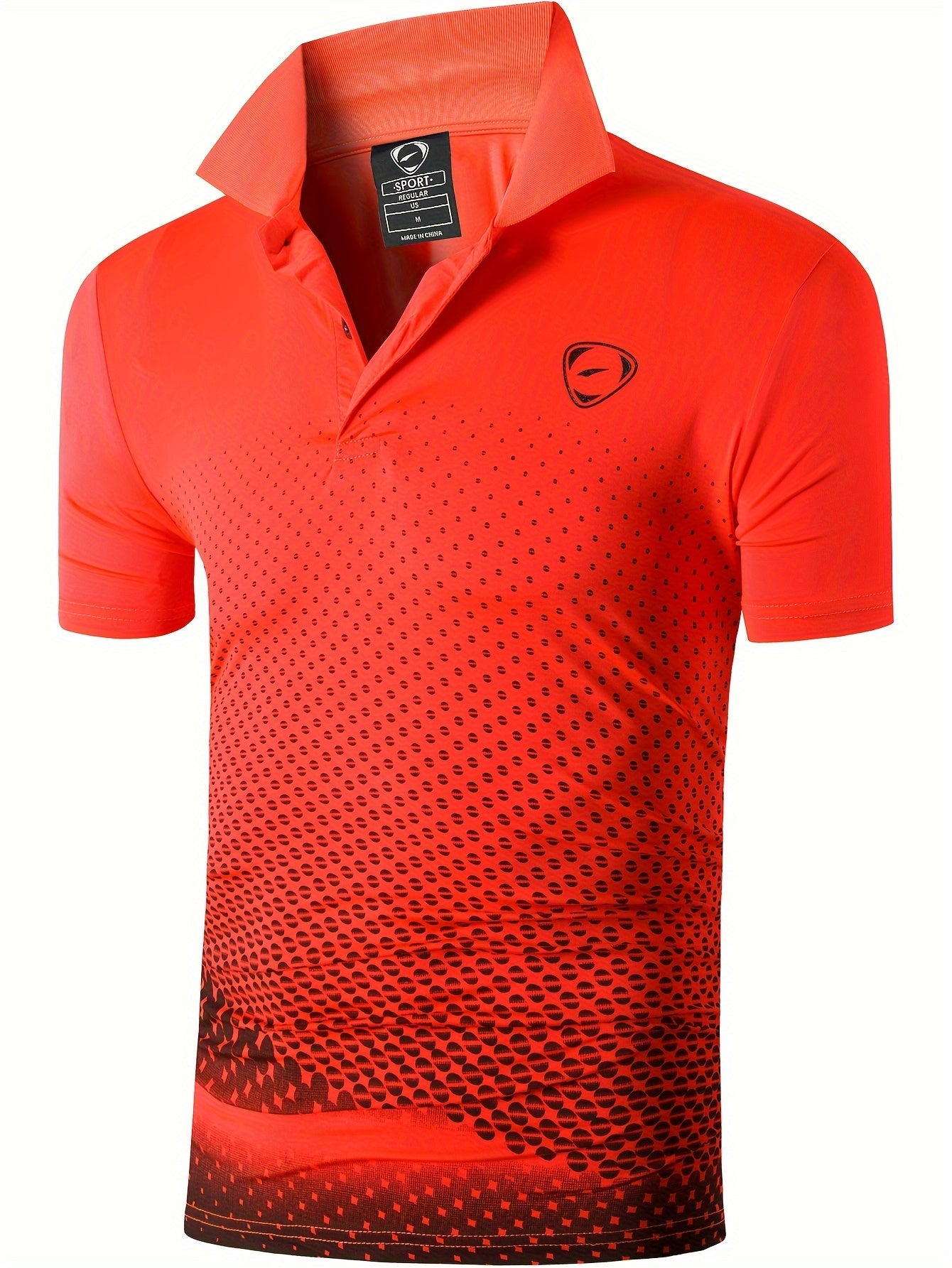 SPORT PRINT POLO SHIRT FOR MEN