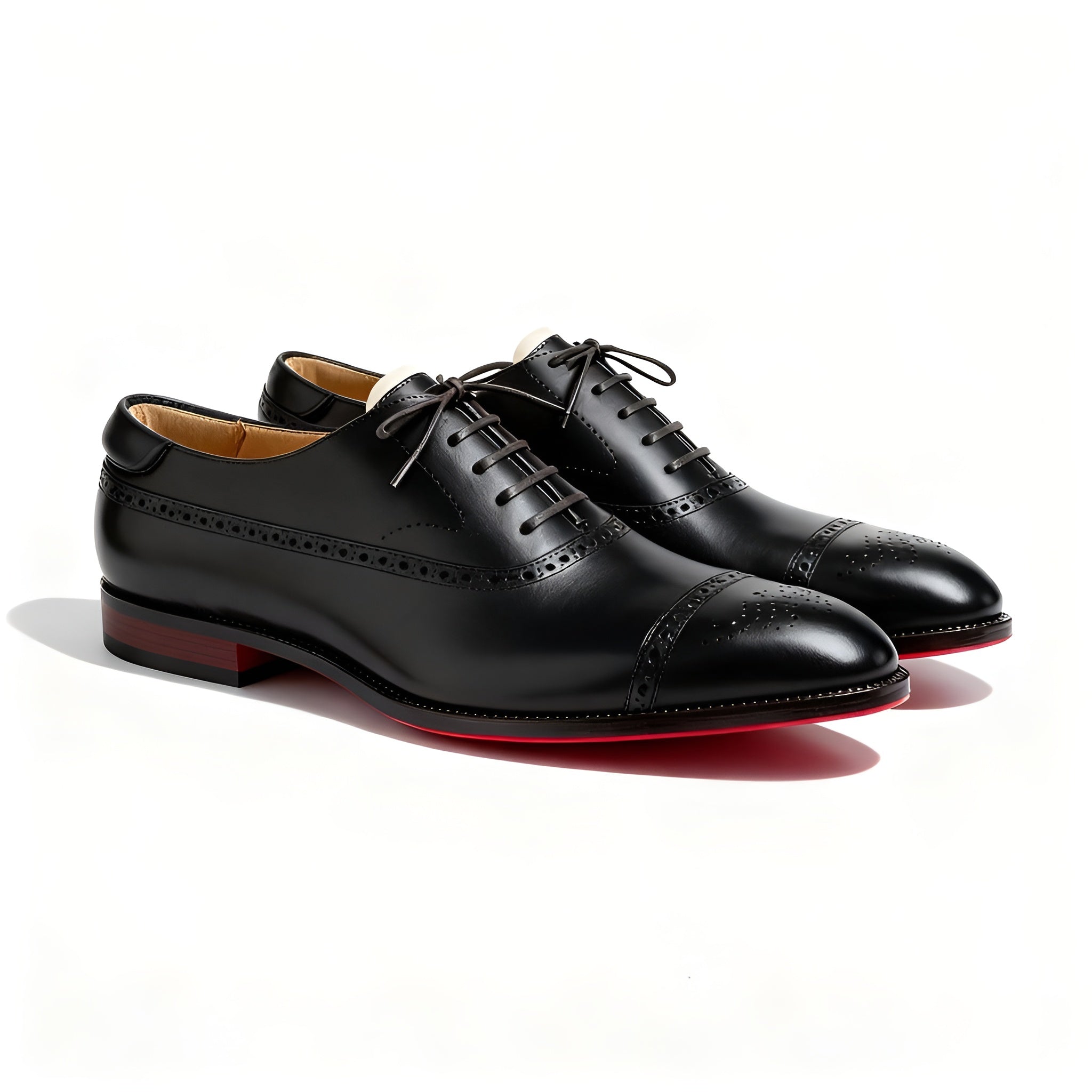 PERFORATED OXFORD SHOES FOR MEN