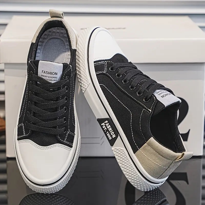 CUSHIONED LACE UP SHOES FOR MEN