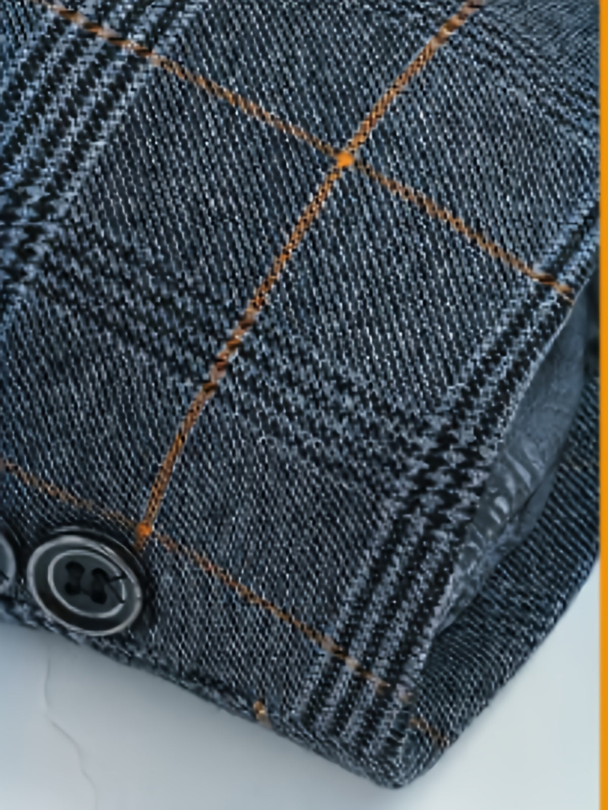 PLAID LAPEL BLAZER FOR MEN