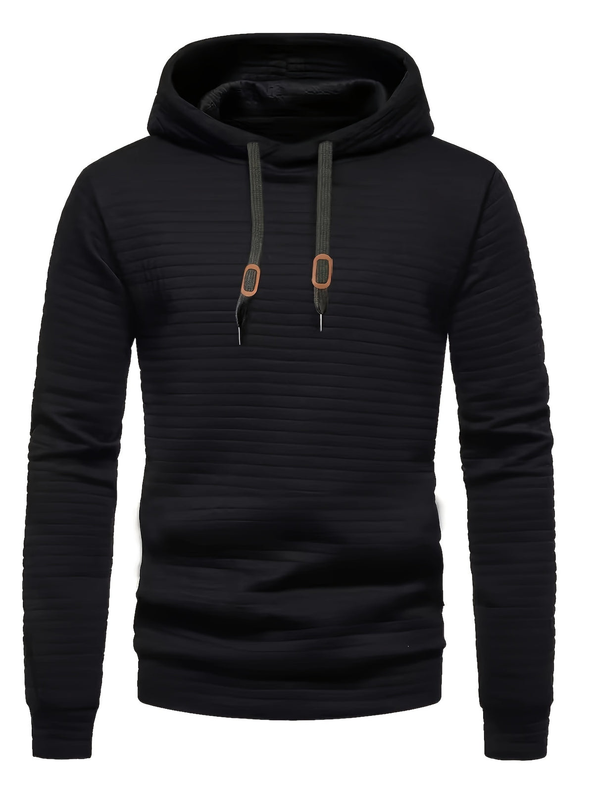 CHECKERED HOODED SWEATSHIRT FOR MEN