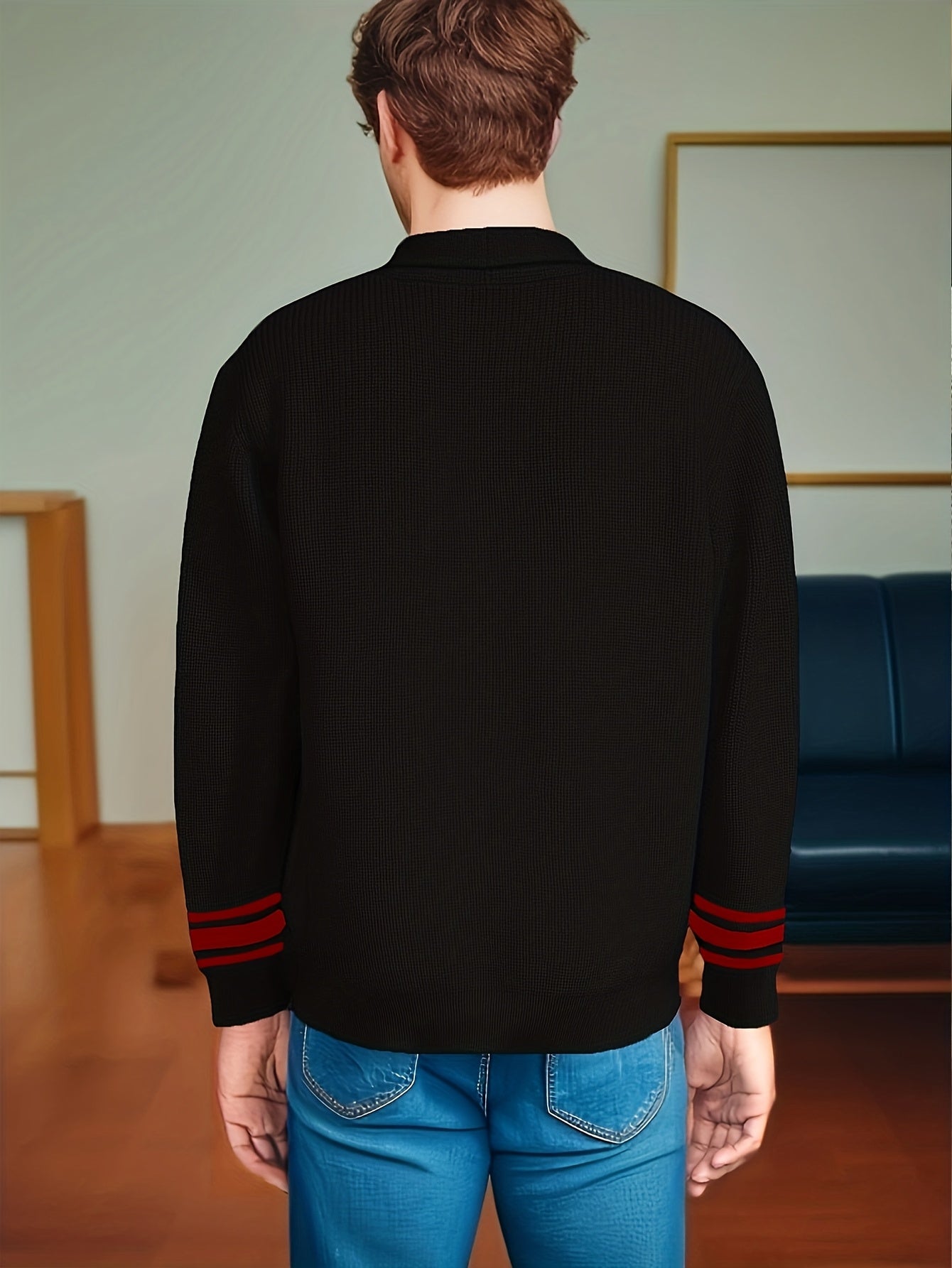 CHUNKY KNIT CARDIGAN FOR MEN