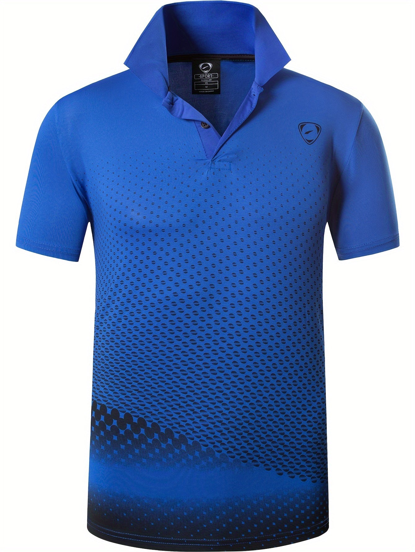 SPORT PRINT POLO SHIRT FOR MEN