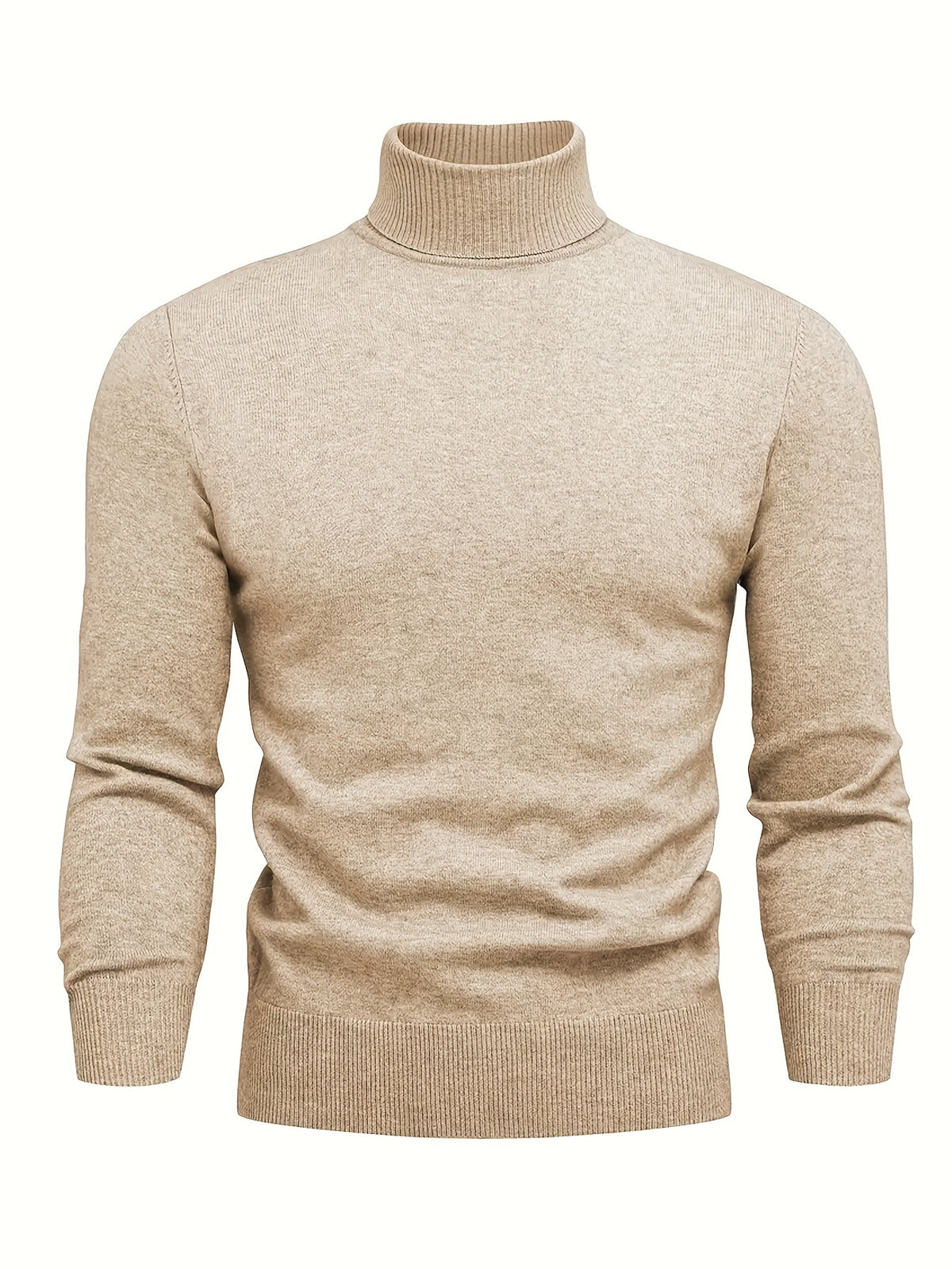 HIGH NECK KNIT SWEATER FOR MEN
