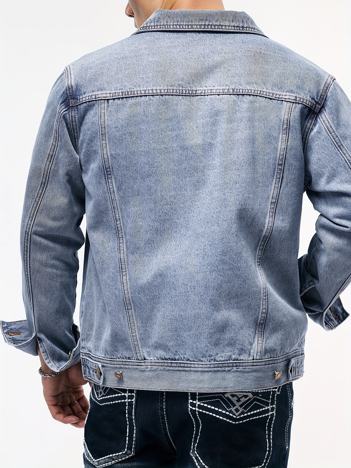 DENIM TRUCKER JACKET FOR MEN