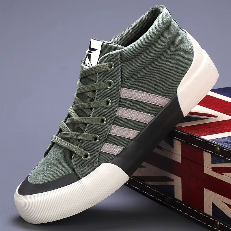 CANVAS HIGH TOP SNEAKERS FOR MEN