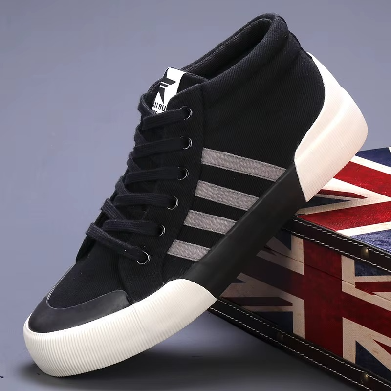 CANVAS HIGH TOP SNEAKERS FOR MEN