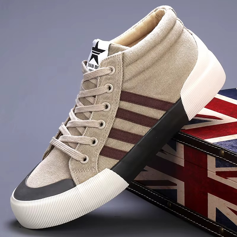 CANVAS HIGH TOP SNEAKERS FOR MEN