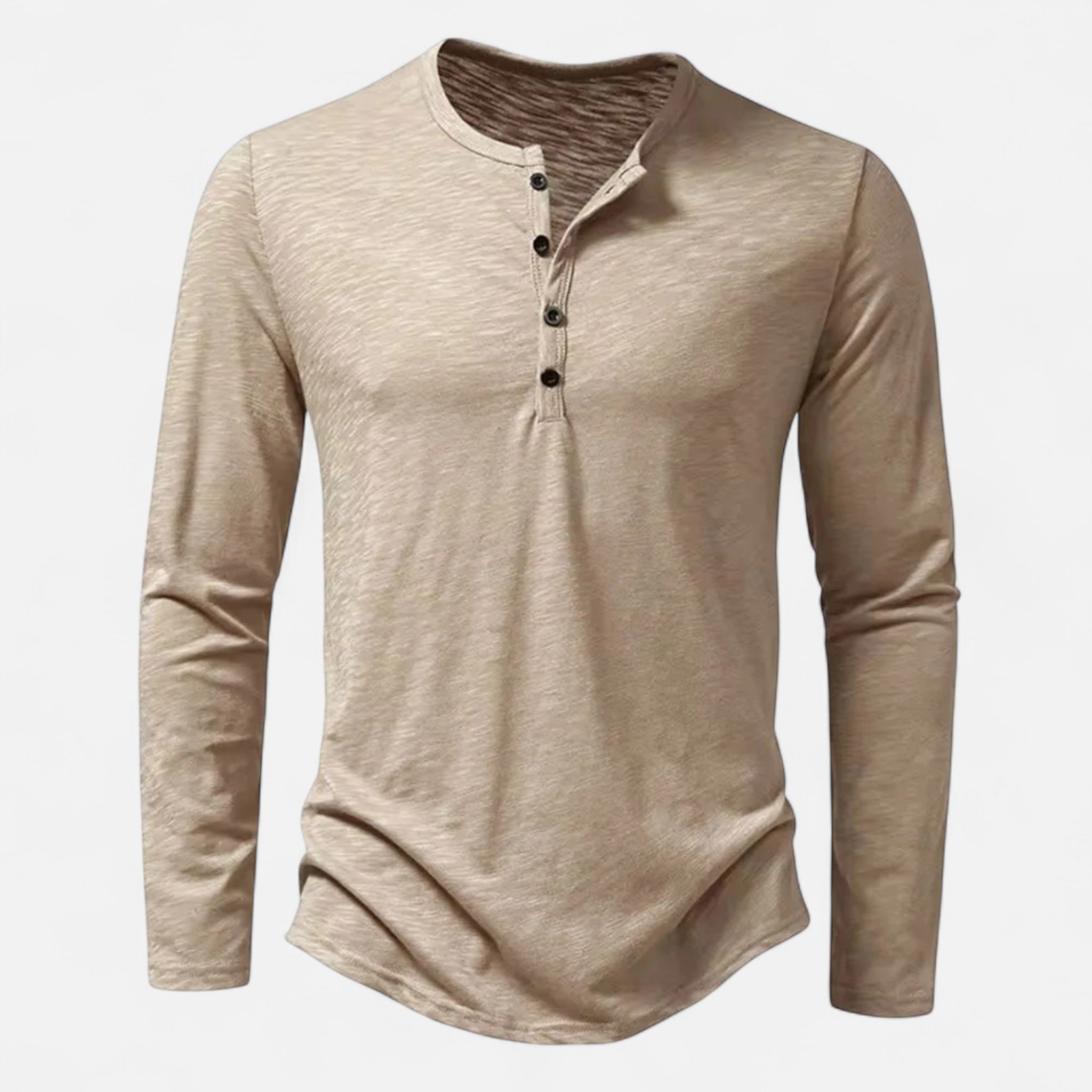 SLIM FIT HENLEY SHIRT FOR MEN