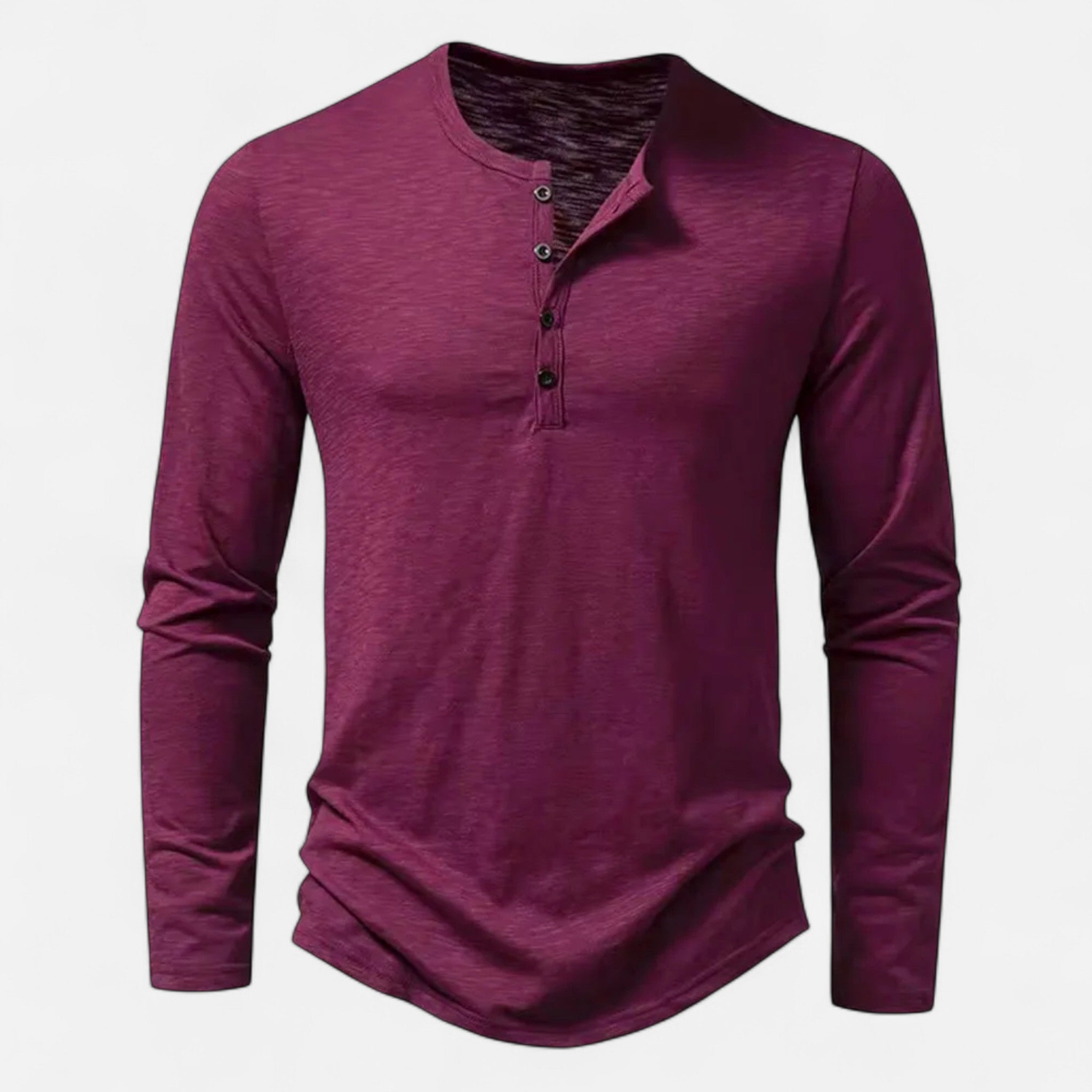 SLIM FIT HENLEY SHIRT FOR MEN