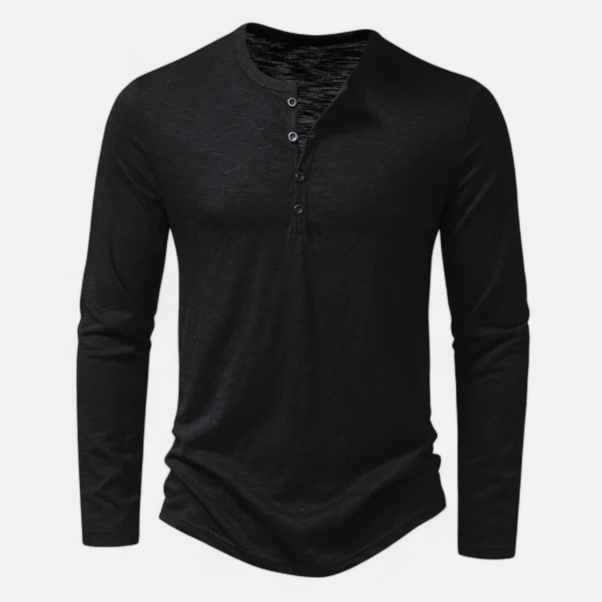 SLIM FIT HENLEY SHIRT FOR MEN