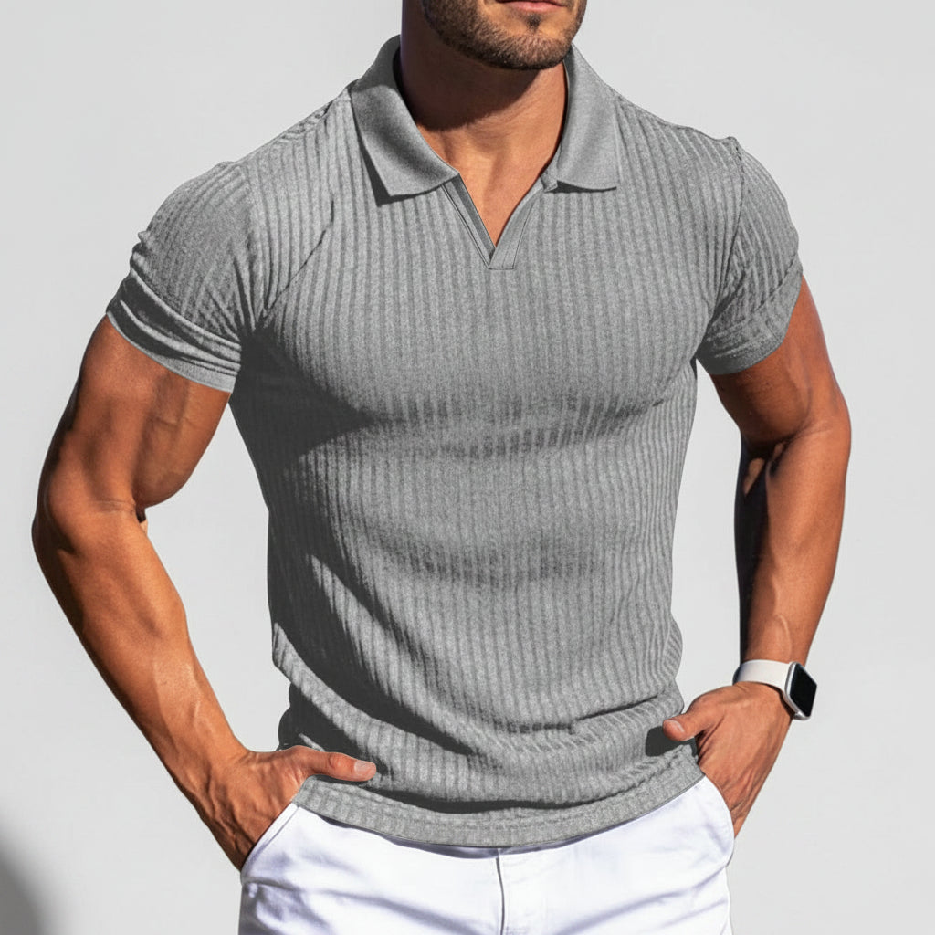 STRUCTURED POLO SHIRT FOR MEN