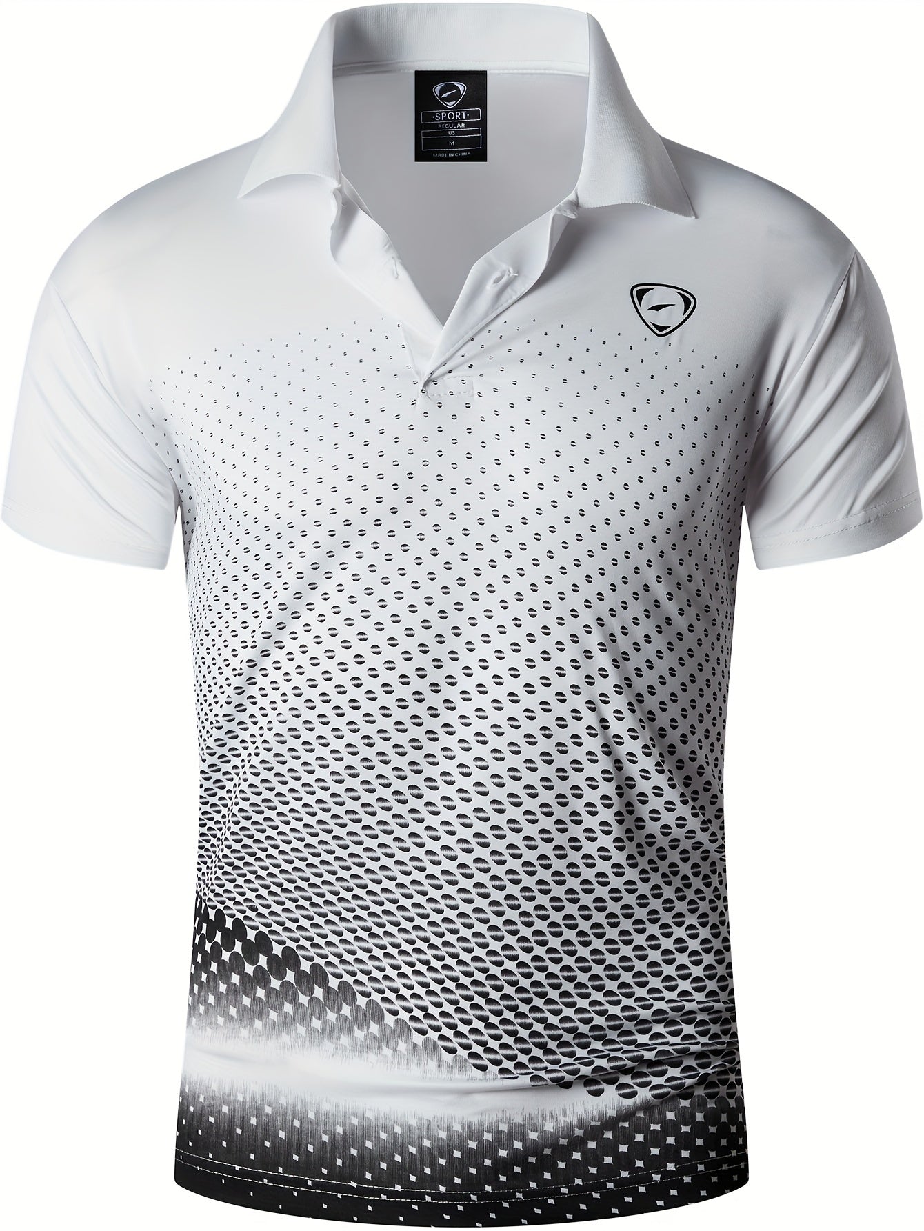 SPORT PRINT POLO SHIRT FOR MEN