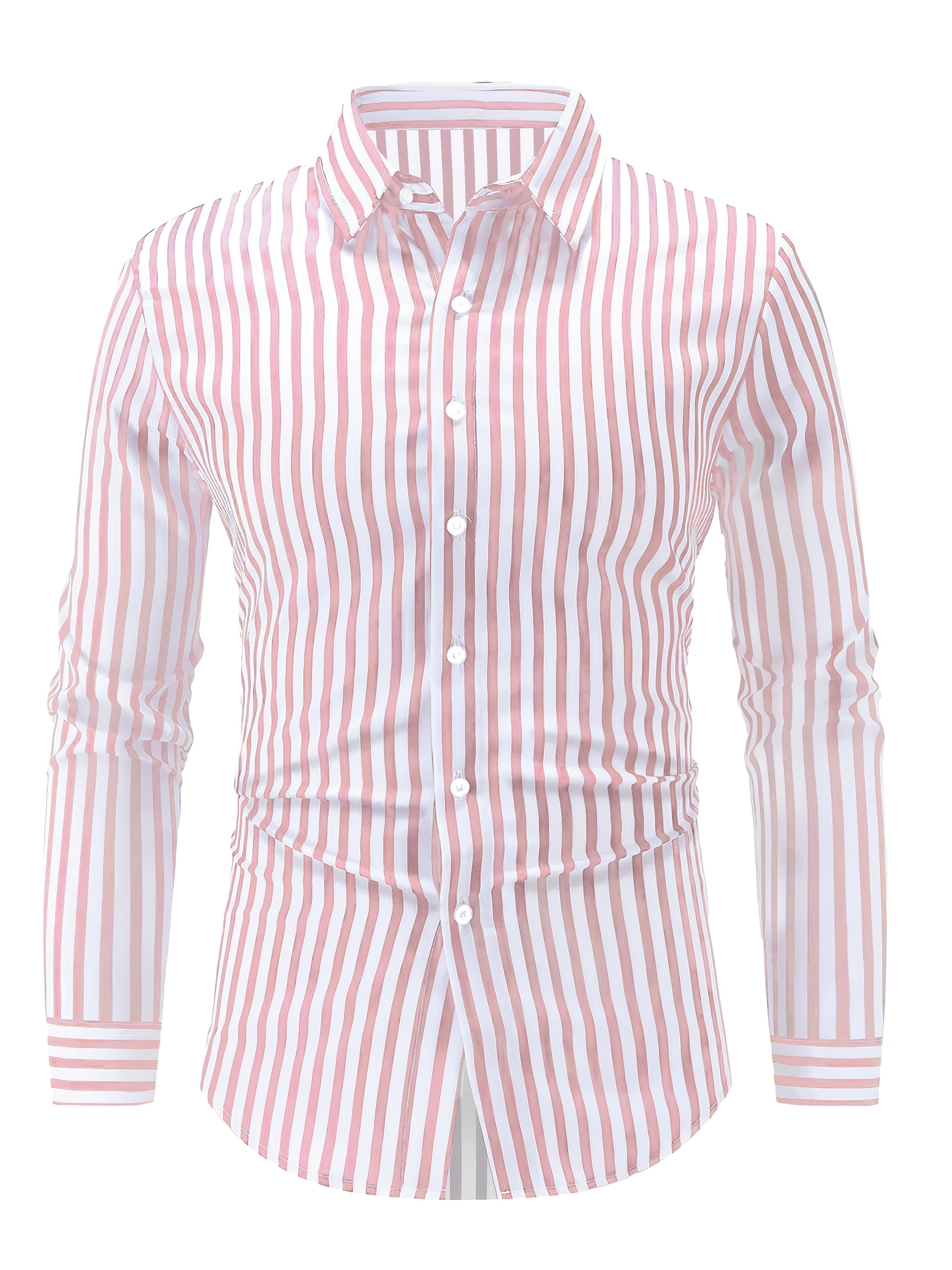STRIPED LONG SLEEVE SHIRT FOR MEN