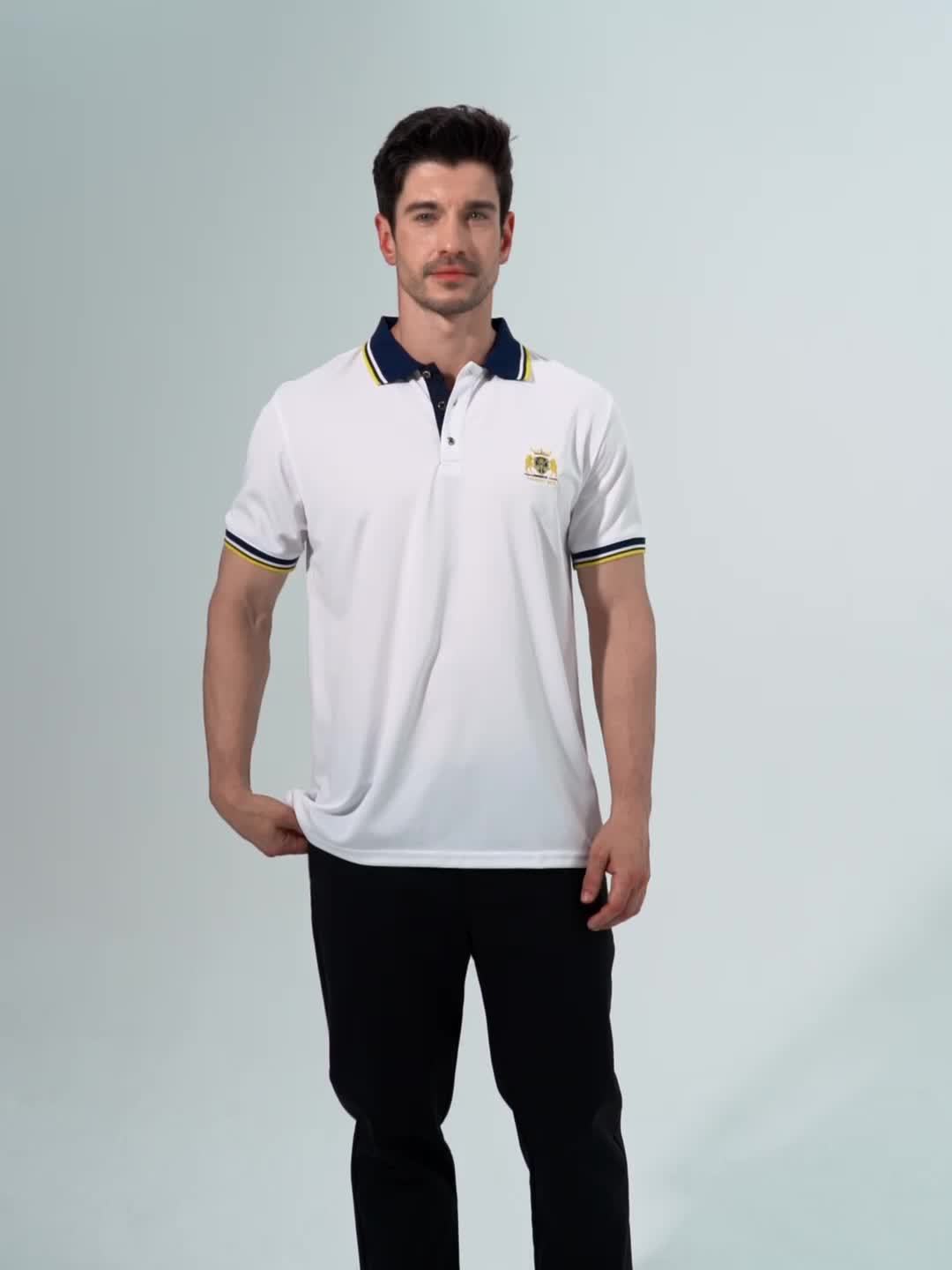 EMBROIDERED KNIT SHIRT FOR MEN